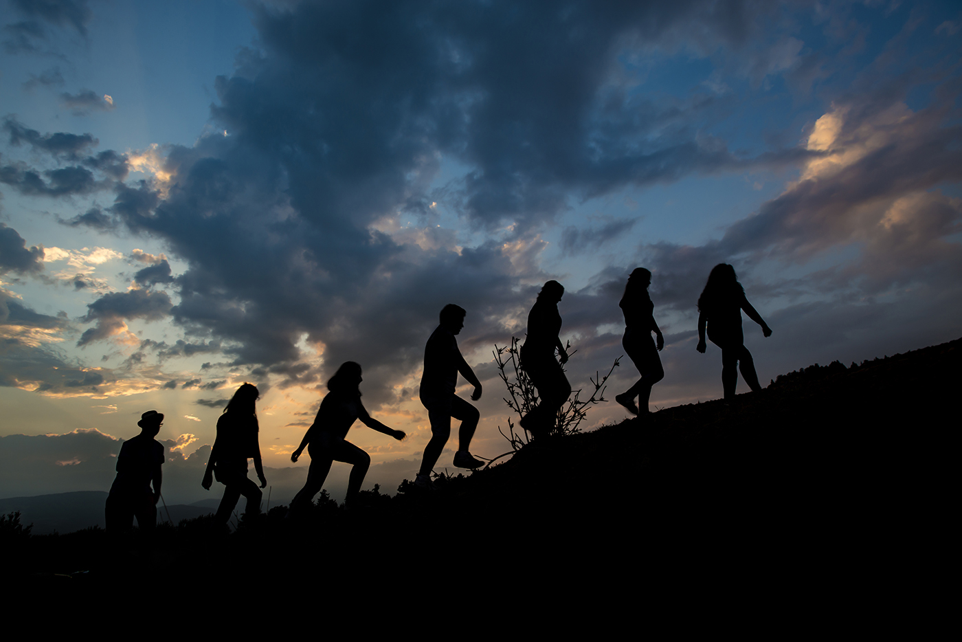 Uphill Hikers